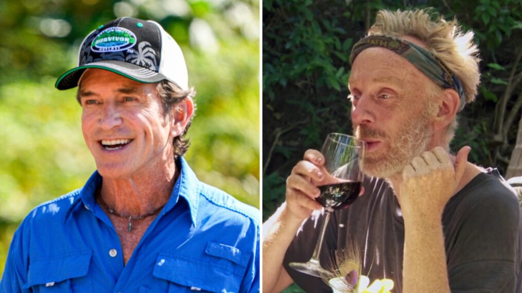 Jeff Probst and Mike White on 'Survivor'