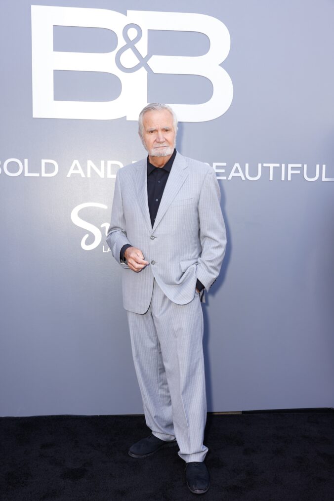 John McCook at 'The Bold and The Beautiful' first day of taping at Sunset Las Palmas Studios