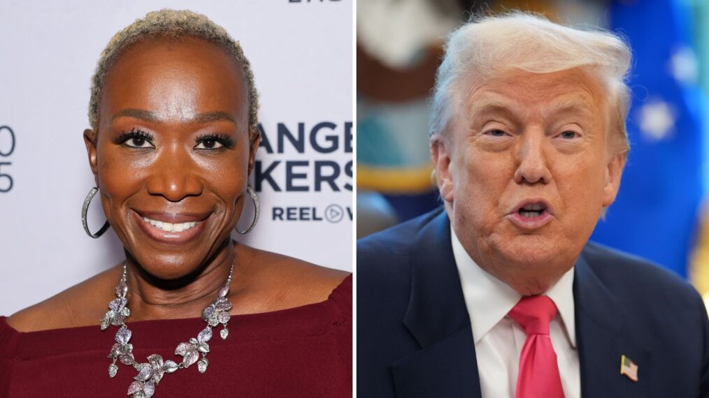 Joy Reid and Donald Trump