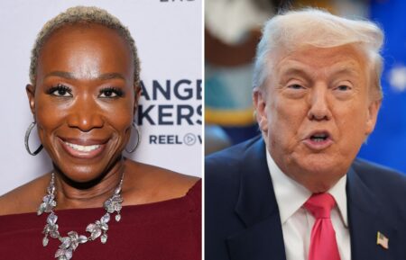 Joy Reid and Donald Trump