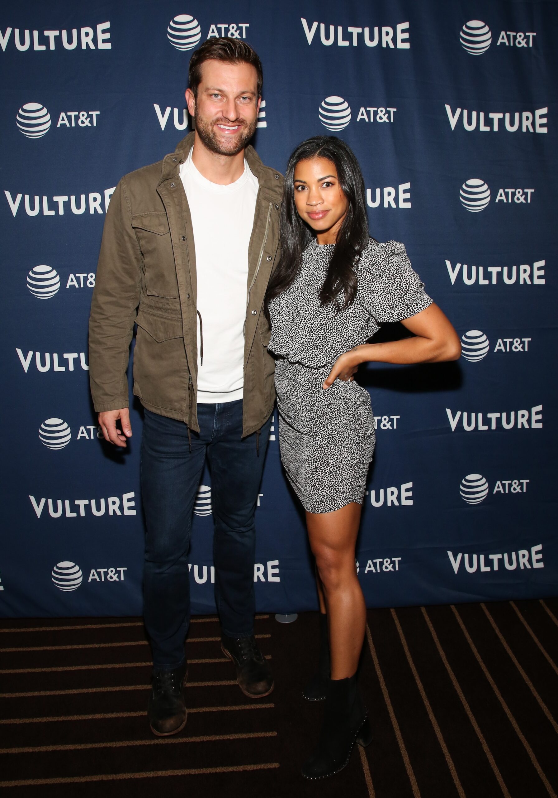 Chris Bukowski (L) and Katie Morton (R) attend the Vulture Festival Los Angeles 2019