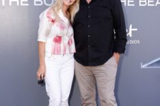 Lauralee Bell and Lou Trabbie at 'The Bold and The Beautiful' first day of taping at Sunset Las Palmas Studios