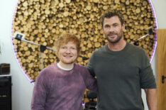 Ed Sheeran and Chris Hemsworth