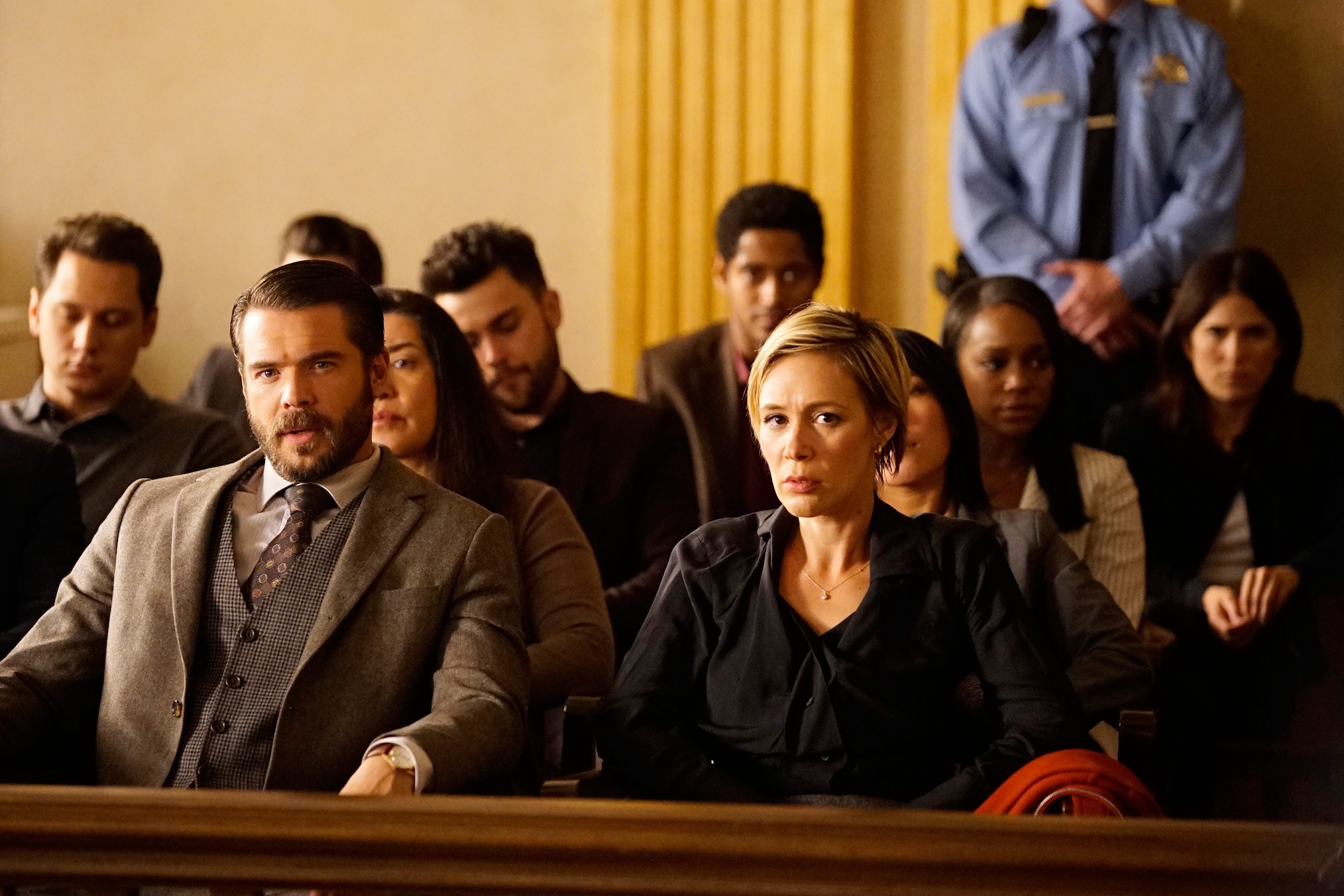 Charlie Weber, Liza Weil as Frank and Bonnie 'How to Get Away With Murder'
