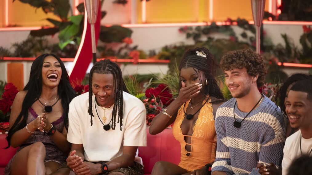 Clarke Carraway, Taylor Williams, Olandria Carthen, Elan Bibas, Ace Green of 'Love Island USA' Season 7