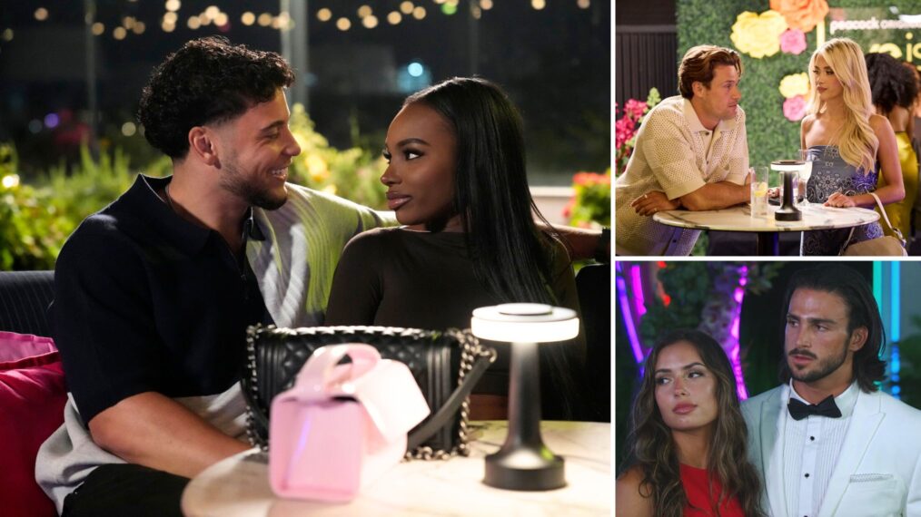 JaNa Craig and Kenny Rodriguez on 'Love Island: Beyond the Villa'; Aaron and Kaylor Martin on 'Love Island: Beyond the Villa'; Bailey Marshall and Jeremy Hershberg of 'Love Island USA' Season 3