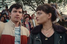 Asa Butterfield, Emma Mackey in Sex Education - Season 3, Episode 1