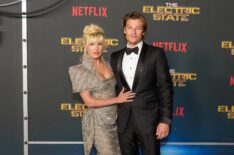 illie Bobby Brown and Jake Bongiovi attend the world premiere of Netflix's 'The Electric State'