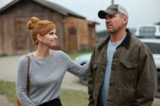 My Life with the Walter Boys. (L to R) Sarah Rafferty as Katherine, Marc Blucas as George in episode 206 of My Life with the Walter Boys. Cr. David Brown/Netflix © 2025