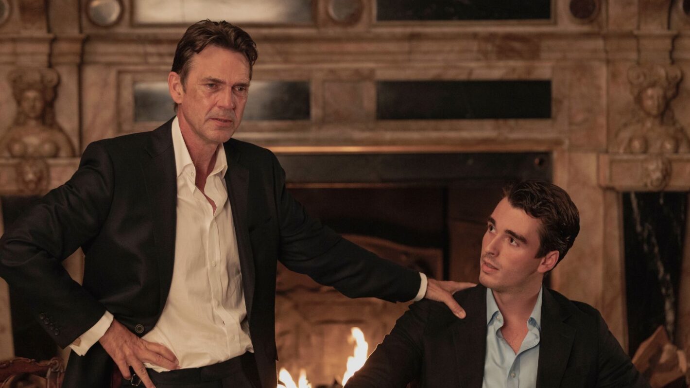 Dougray Scott and Corey Mylchreest in 'My Oxford Year'