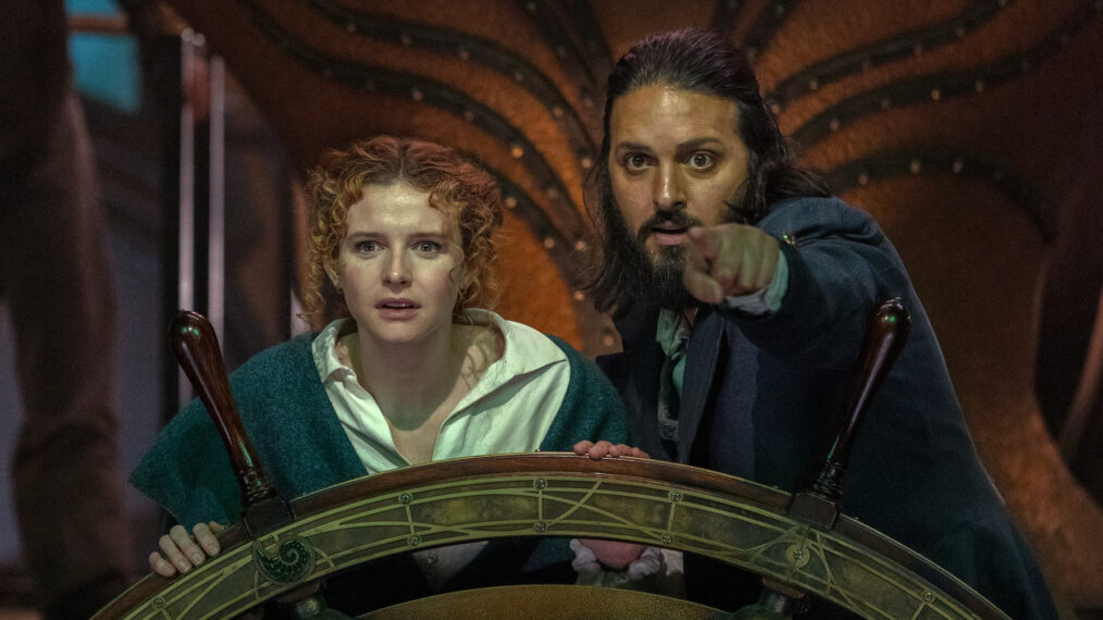 Georgia Flood as Humility, Shazad Latif as Nemo in 'Nautilus' Season 1 Episode 9