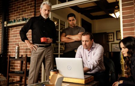 Gary Cole as NCIS Special Agent Alden Parker, Wilmer Valderrama as NCIS Special Agent Nicholas “Nick” Torres, Sean Murray as Special Agent Timothy McGee, and Katrina Law as NCIS Special Agent Jessica Knight — 'NCIS' Season 23 Premiere