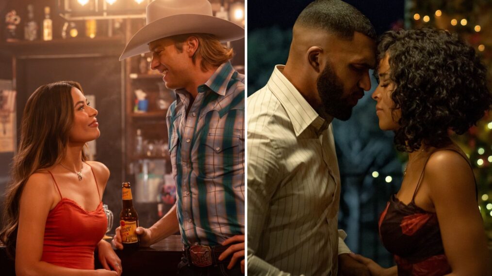 Miranda Cosgrove and Pierson Fode in 'The Wrong Paris,' Tyler Lepley and Serayah in 'Ruth & Boaz'