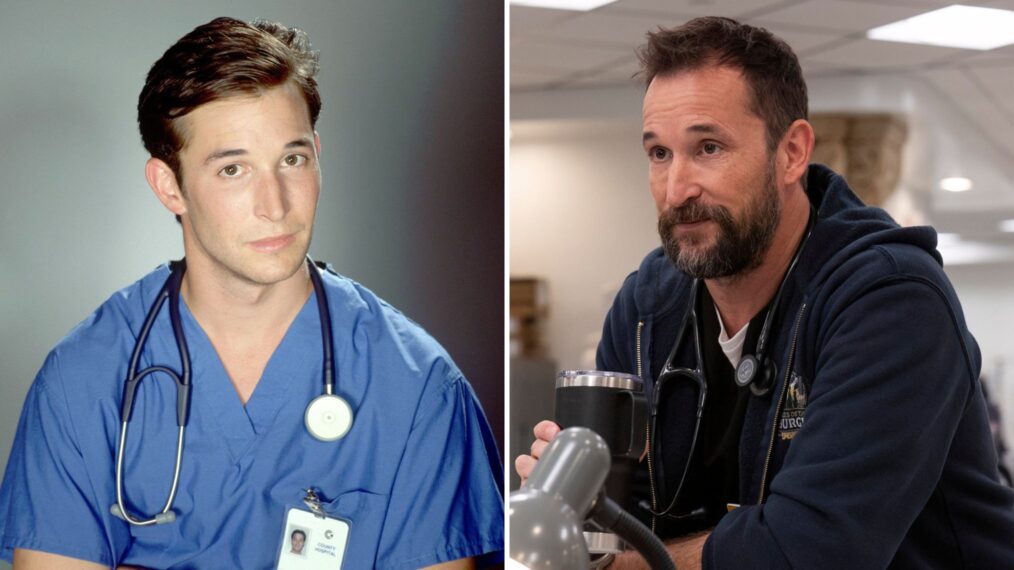 Noah Wyle in 'ER' and 'The Pitt'