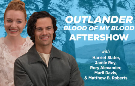 Harriet Slater and Jamie Roy for 'Outlander: Blood of My Blood' Aftershow