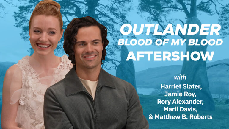 Harriet Slater and Jamie Roy for 'Outlander: Blood of My Blood' Aftershow