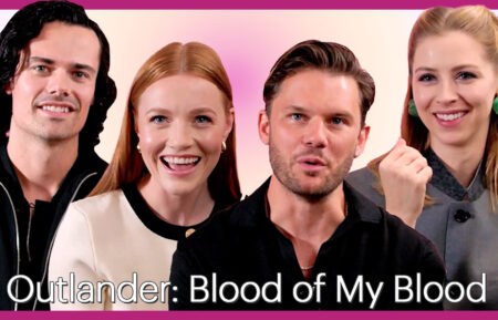 Jamie Roy, Harriet Slater, Jeremy Irvine, and Hermione Corfield for 'Outlander: Blood of My Blood'