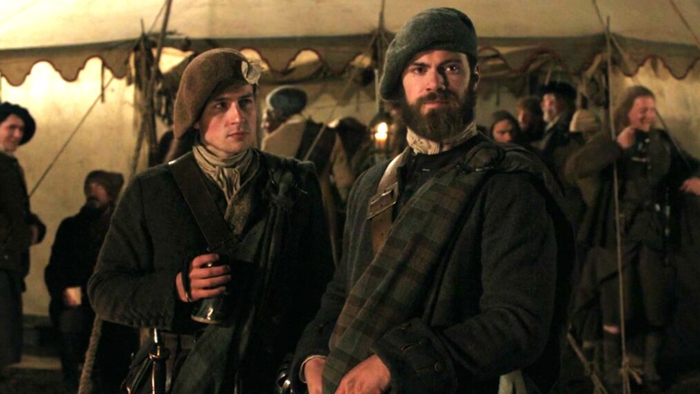 Dominic Fraser and Sam Retford in 'Outlander: Blood of My Blood'