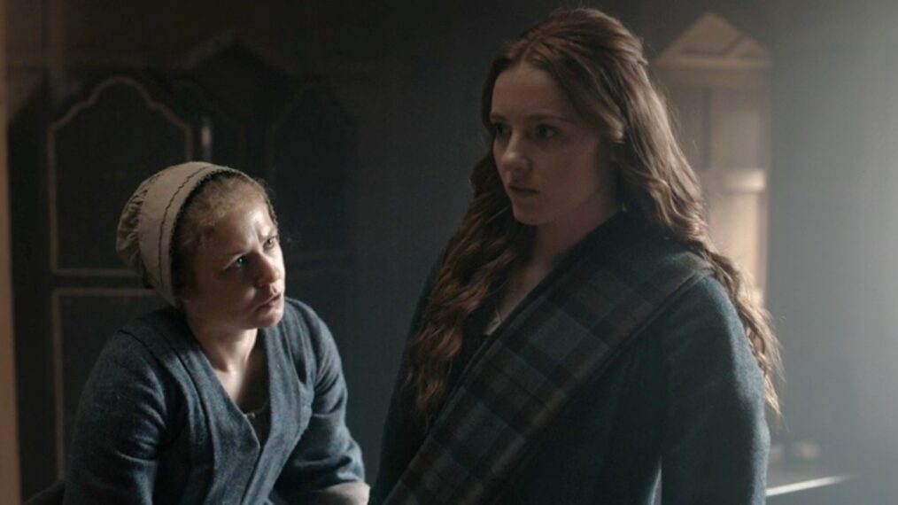 Sally Messham and Harriet Slater in 'Outlander: Blood of My Blood' Season 1