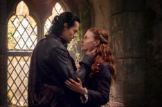 Jamie Roy and Harriet Slater in 'Outlander: Blood of My Blood' Season 1