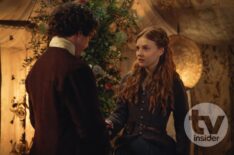 Jhon Lumsden and Harriet Slater in 'Outlander: Blood of My Blood'