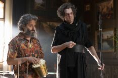 Jason Mantzoukas as Dionysus, Timothy Simons as Tantalus in 'Percy Jackson and the Olympians' Season 2 Episode 1