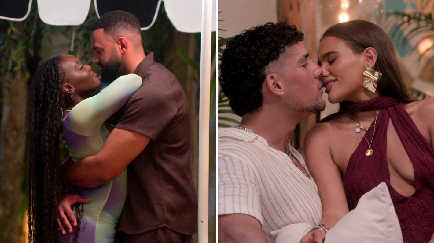 AD Smith, Ollie Sutherland, Daniel Perfetto, Lucy Syed on 'Perfect Match' Season 3