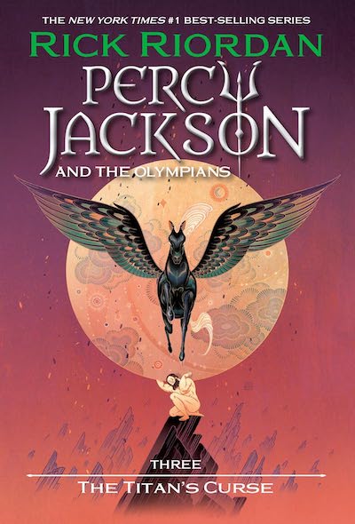 Percy Jackson and the Olympians: The Titan's Curse book cover