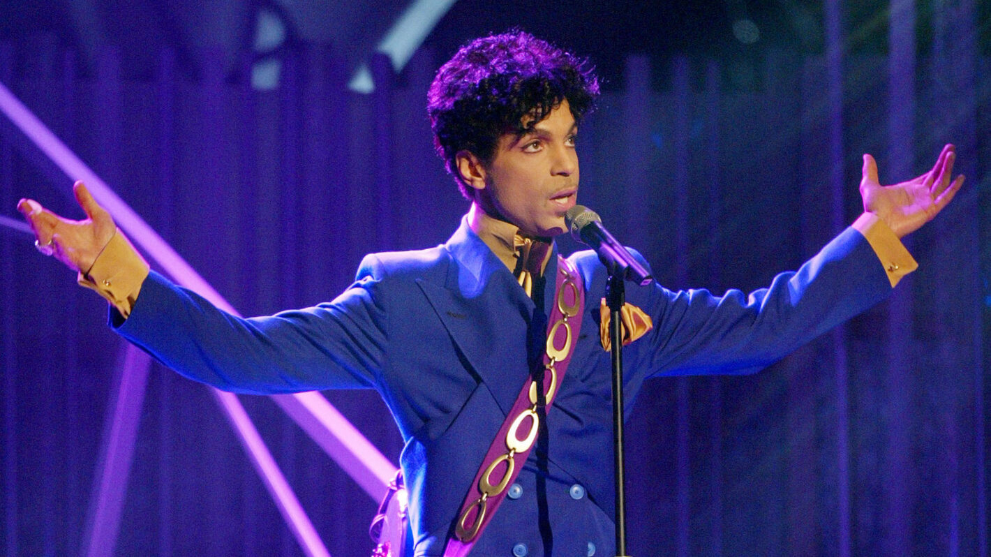 Grammy and Oscar-winning recording artist Prince performs the song 