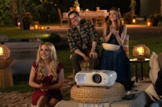 McKenna Grace as Clara, Dave Franco as Jonah, and Allison Williams as Morgan in 'Regretting You'
