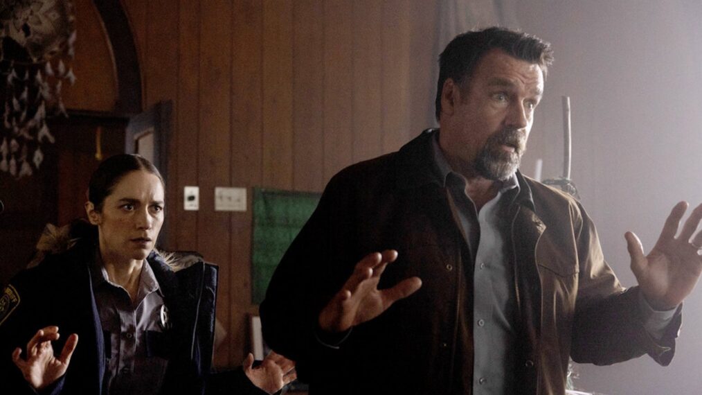 Melanie Scrofano as Dana Cypress, David James Elliott as Sheriff Wayne Cypress — 'Revival' Season 1 Finale 