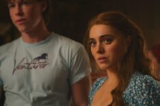 Milo Callaghan and Bella Maclean as Seb and Taggie in 'Rivals' Season 1