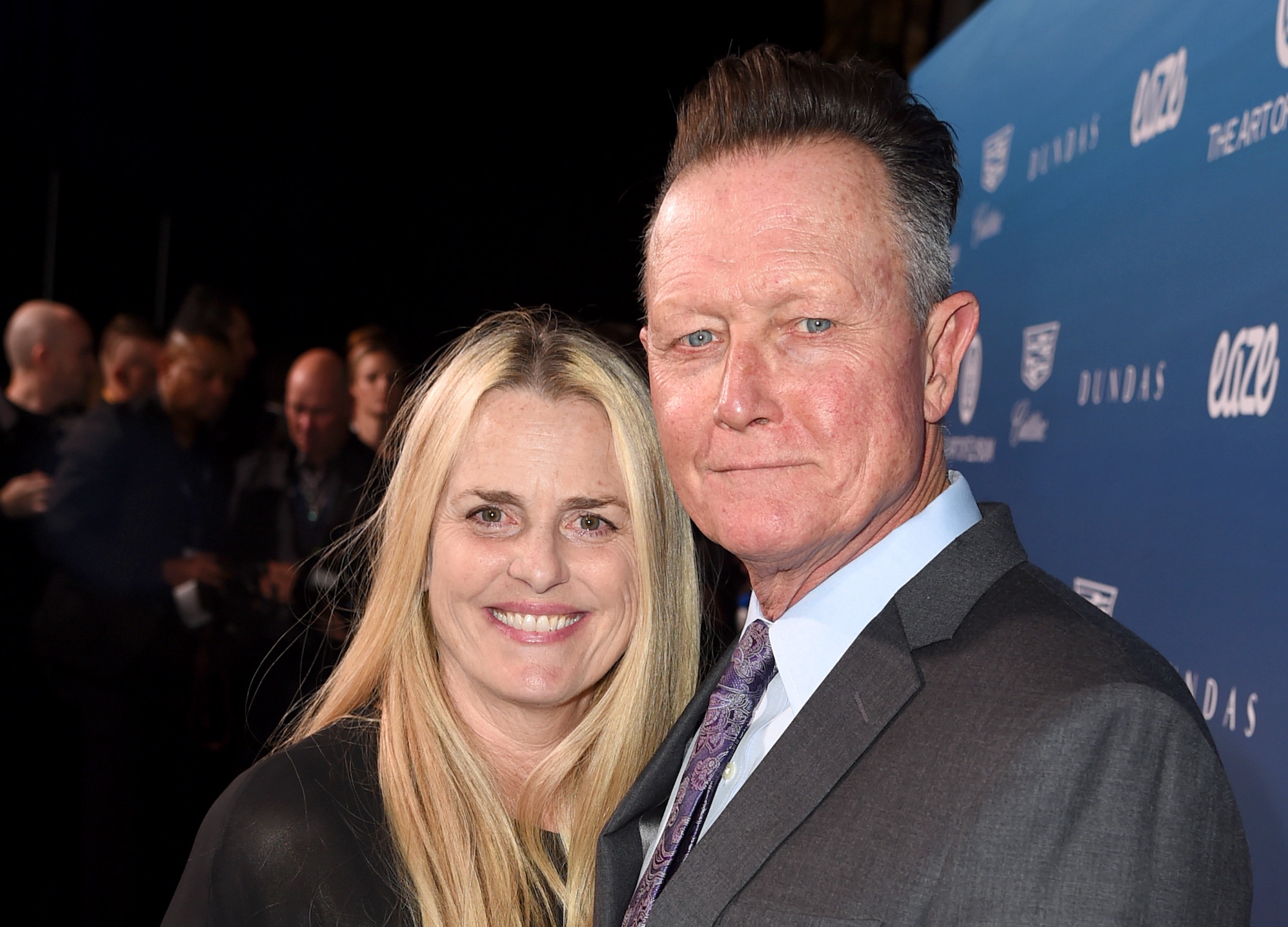 Robert Patrick and Barbara Patrick attend Michael Muller's HEAVEN, presented by The Art of Elysium, on January 5, 2019 in Los Angeles, California.