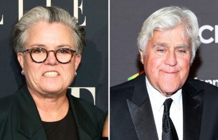 Rosie O'Donnell and Jay Leno