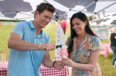 Ryan McPartlin and Taylor Cole in 'Double Scoop'