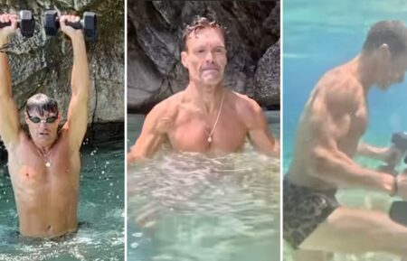 Ryan Seacrest workout