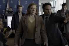 Jake Lacy as Peter, Sarah Snook as Marissa, Michael Peña as Detective Alcaras