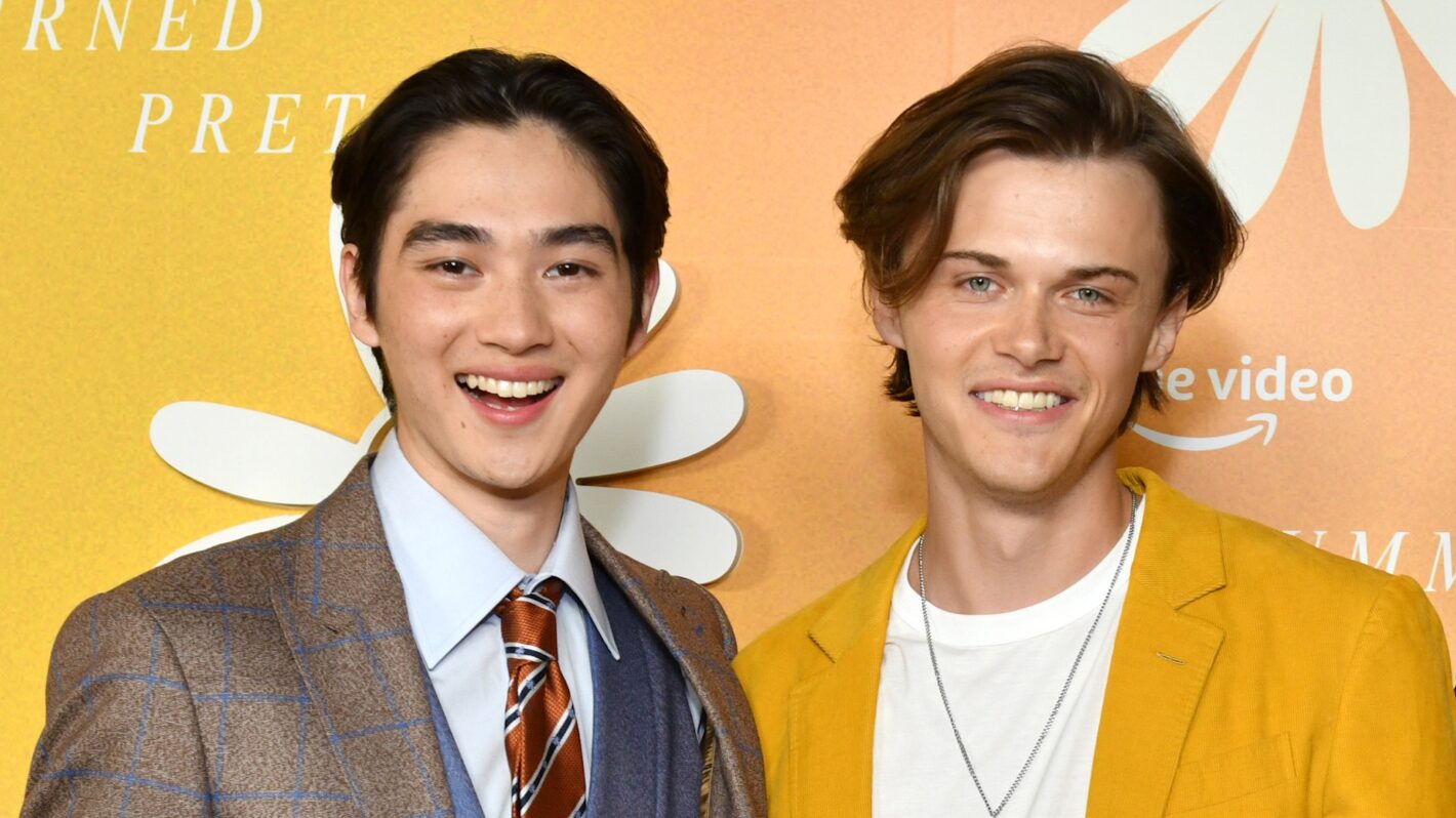 Sean Kaufman, Christopher Briney attend the New York City premiere of the Prime Video series 