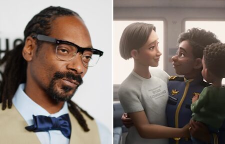 Snoop Digg, Kiko and Alisha with their child in 'Lightyear'