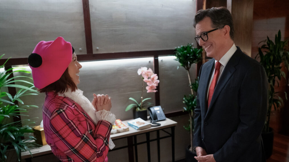 Do ‘Elsbeth’ Premiere Photos Hint at Scandal With Stephen Colbert’s Character?