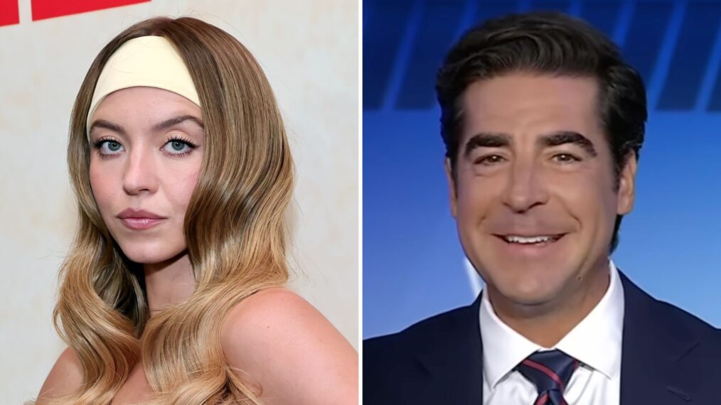 Sydney Sweeney and Jesse Watters