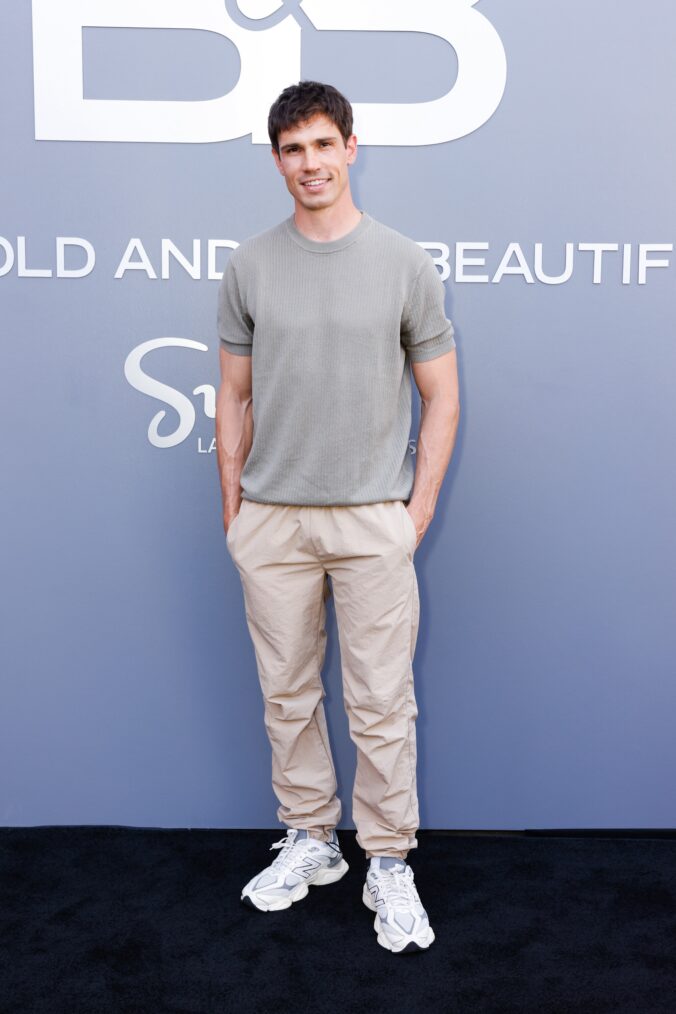 Tanner Novlan at 'The Bold and The Beautiful' first day of taping at Sunset Las Palmas Studios