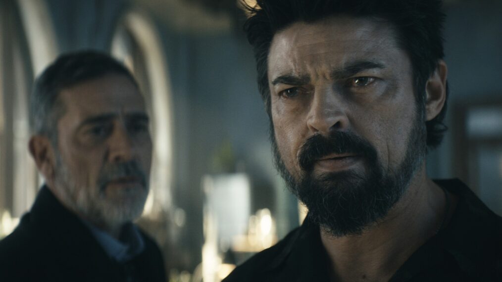 Jeffrey Dean Morgan and Karl Urban in 'The Boys' Season 4