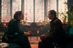 Aubri Ibrag and Jacob Ifan as Lizzy and Hector in 'The Buccaneers' Season 2 finale
