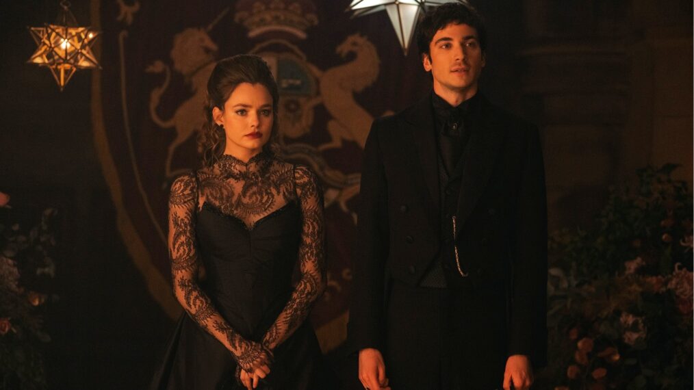 Kristine Froseth and Guy Remmers in 'The Buccaneers' Season 2