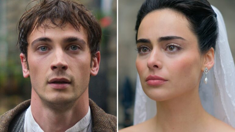 Guy Remmers and Aubri Ibrag as Theo and Lizzy in 'The Buccaneers' Season 2