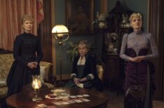 Cynthia Nixon as Ada, Christine Baranski as Agnes, and Louisa Jacobson as Marian in 'The Gilded Age' Season 3 Episode 7