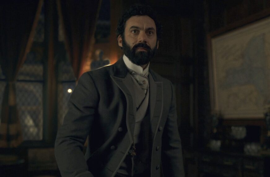 Morgan Spector as George Russell in 'The Gilded Age' Season 3 Episode 7, 'Ex-Communicated'