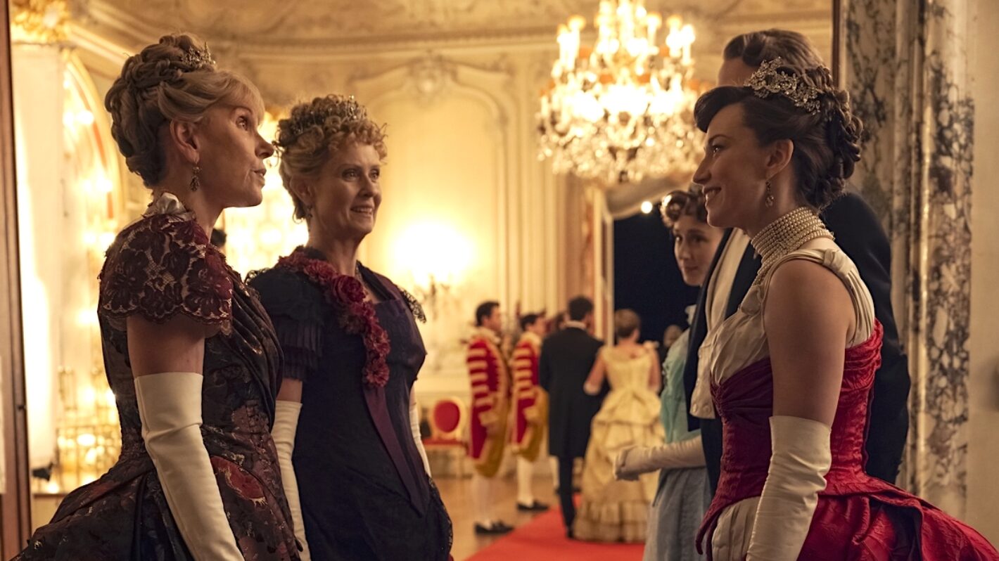Christine Baranski, Cynthia Nixon, and Carrie Coon in 'The Gilded Age' Season 3 finale