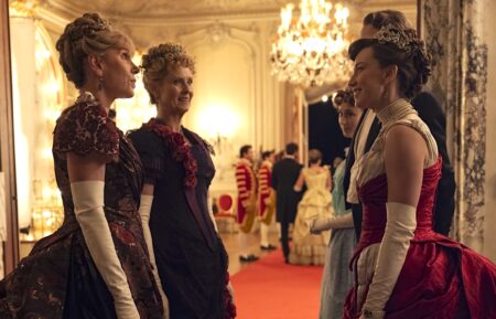 Christine Baranski, Cynthia Nixon, and Carrie Coon in 'The Gilded Age' Season 3 finale